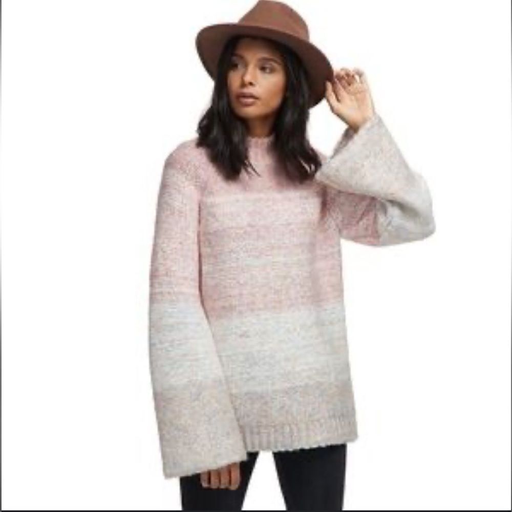 Basin + Range Cozy Mockneck Knit Sweater Small